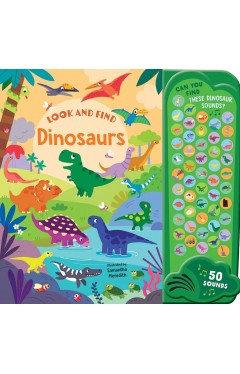 Look and Find - 50-Button Mega Sound Book - Dinosaurs